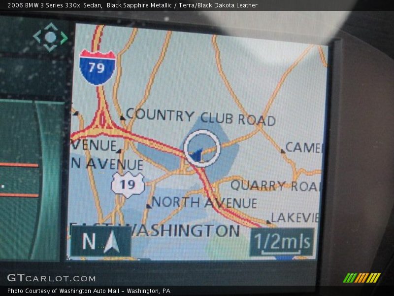 Black Sapphire Metallic / Terra/Black Dakota Leather 2006 BMW 3 Series 330xi Sedan