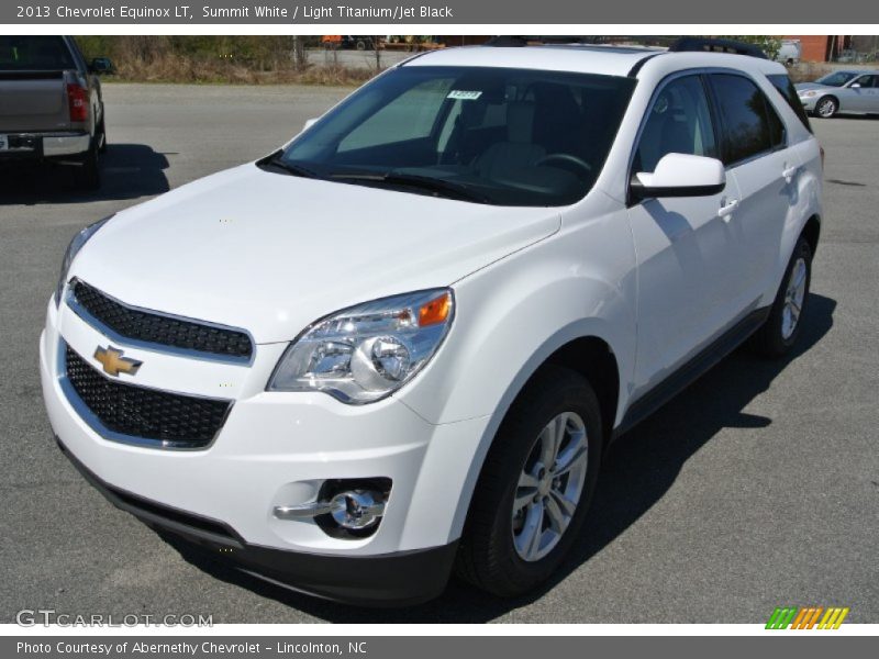 Summit White / Light Titanium/Jet Black 2013 Chevrolet Equinox LT
