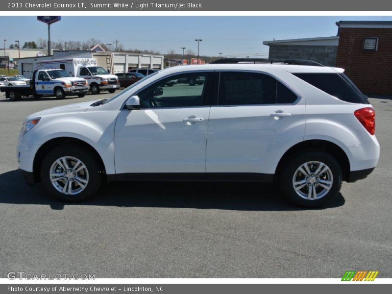 Summit White / Light Titanium/Jet Black 2013 Chevrolet Equinox LT