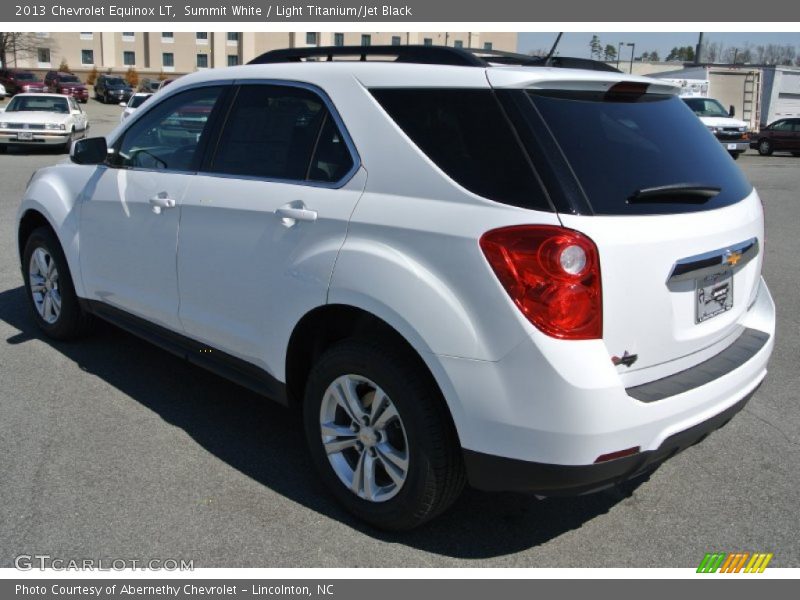 Summit White / Light Titanium/Jet Black 2013 Chevrolet Equinox LT
