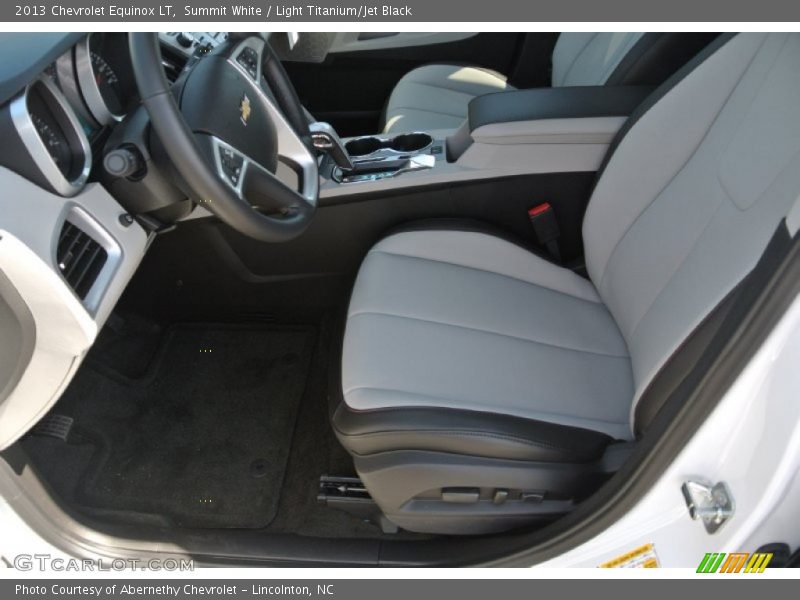 Summit White / Light Titanium/Jet Black 2013 Chevrolet Equinox LT