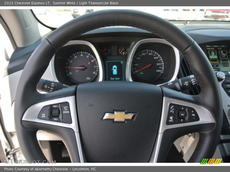 Summit White / Light Titanium/Jet Black 2013 Chevrolet Equinox LT