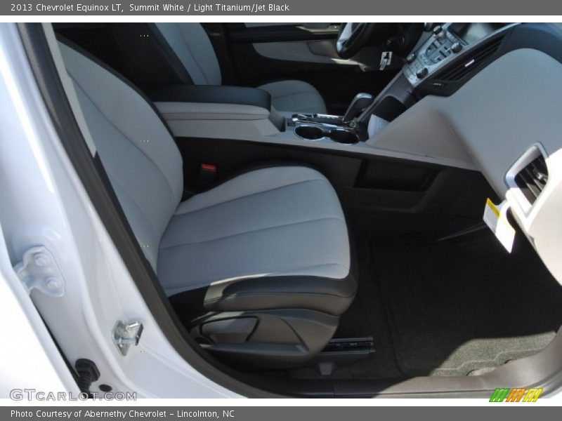 Summit White / Light Titanium/Jet Black 2013 Chevrolet Equinox LT