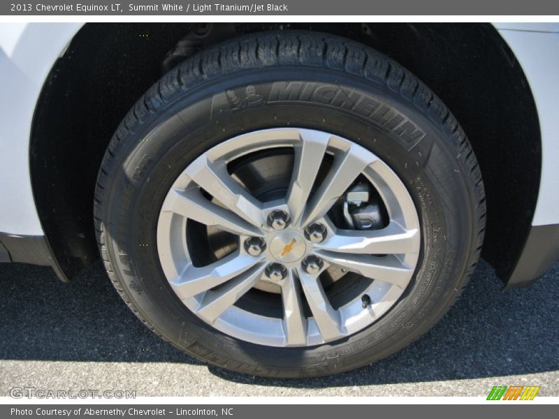 Summit White / Light Titanium/Jet Black 2013 Chevrolet Equinox LT