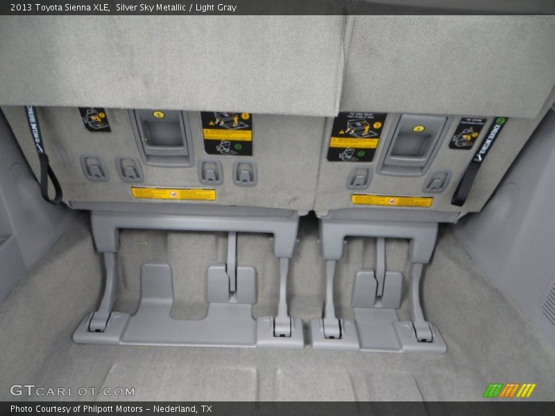 Silver Sky Metallic / Light Gray 2013 Toyota Sienna XLE