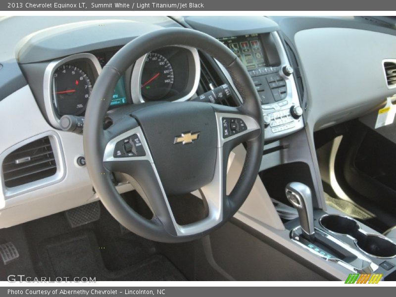 Summit White / Light Titanium/Jet Black 2013 Chevrolet Equinox LT