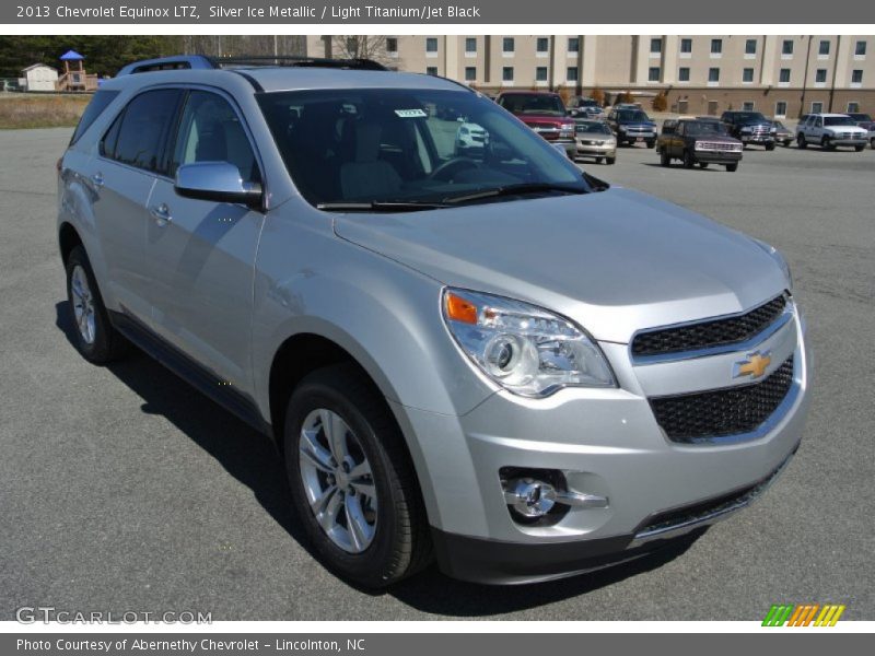Silver Ice Metallic / Light Titanium/Jet Black 2013 Chevrolet Equinox LTZ