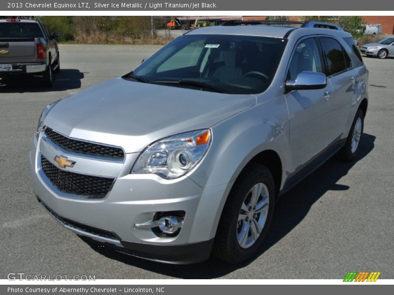 Silver Ice Metallic / Light Titanium/Jet Black 2013 Chevrolet Equinox LTZ
