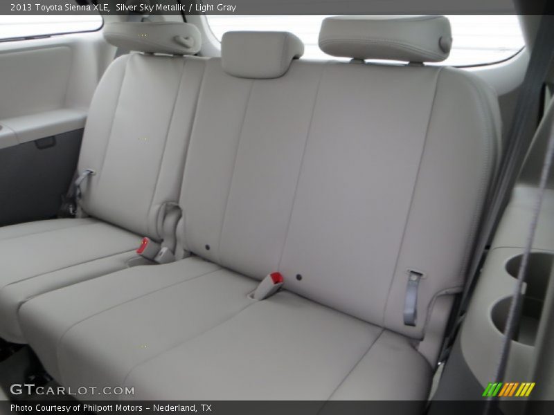 Silver Sky Metallic / Light Gray 2013 Toyota Sienna XLE