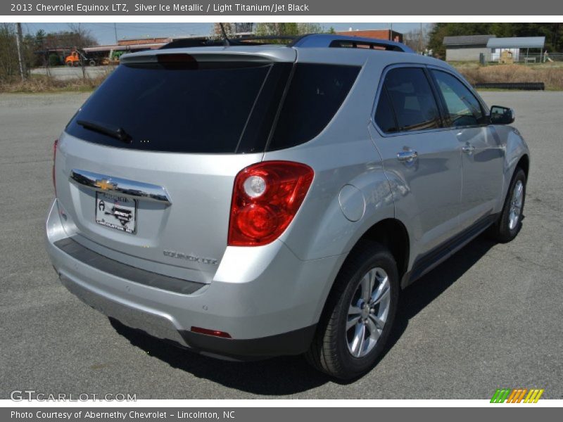 Silver Ice Metallic / Light Titanium/Jet Black 2013 Chevrolet Equinox LTZ