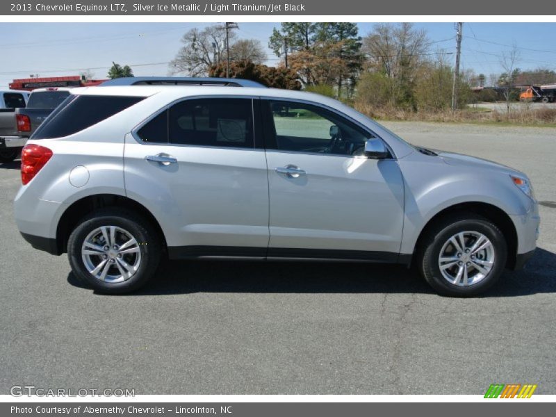 Silver Ice Metallic / Light Titanium/Jet Black 2013 Chevrolet Equinox LTZ