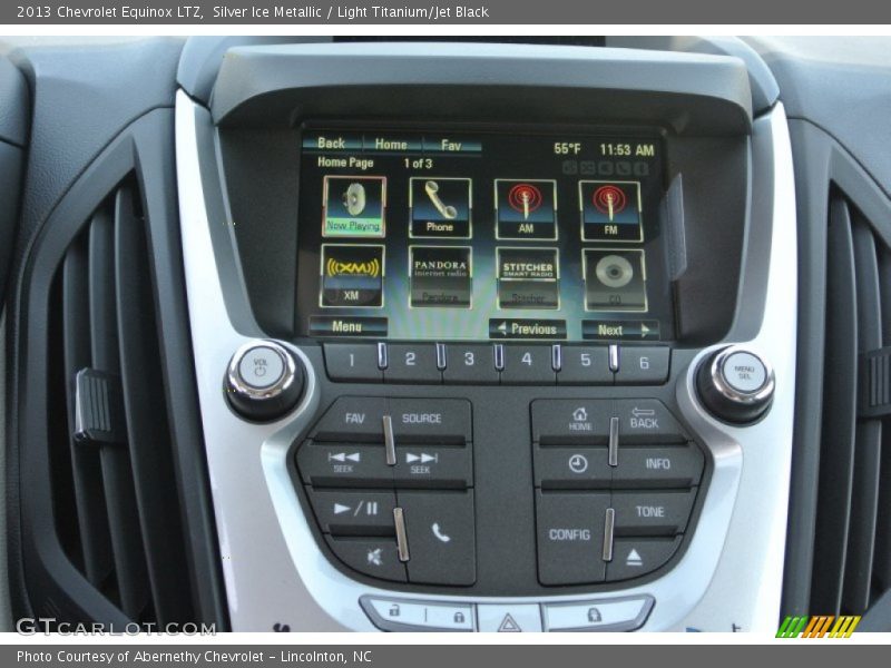 Silver Ice Metallic / Light Titanium/Jet Black 2013 Chevrolet Equinox LTZ