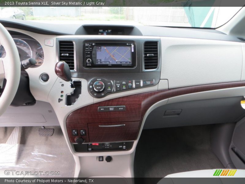 Silver Sky Metallic / Light Gray 2013 Toyota Sienna XLE