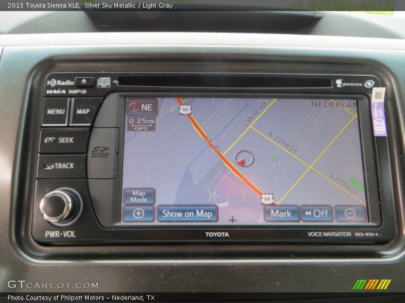 Silver Sky Metallic / Light Gray 2013 Toyota Sienna XLE