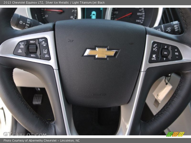Silver Ice Metallic / Light Titanium/Jet Black 2013 Chevrolet Equinox LTZ