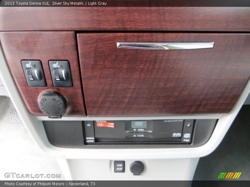 Silver Sky Metallic / Light Gray 2013 Toyota Sienna XLE