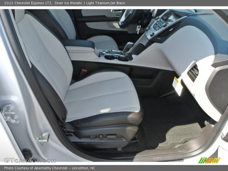 Silver Ice Metallic / Light Titanium/Jet Black 2013 Chevrolet Equinox LTZ