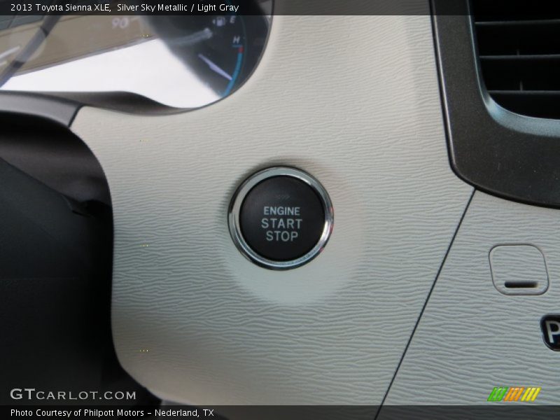 Silver Sky Metallic / Light Gray 2013 Toyota Sienna XLE