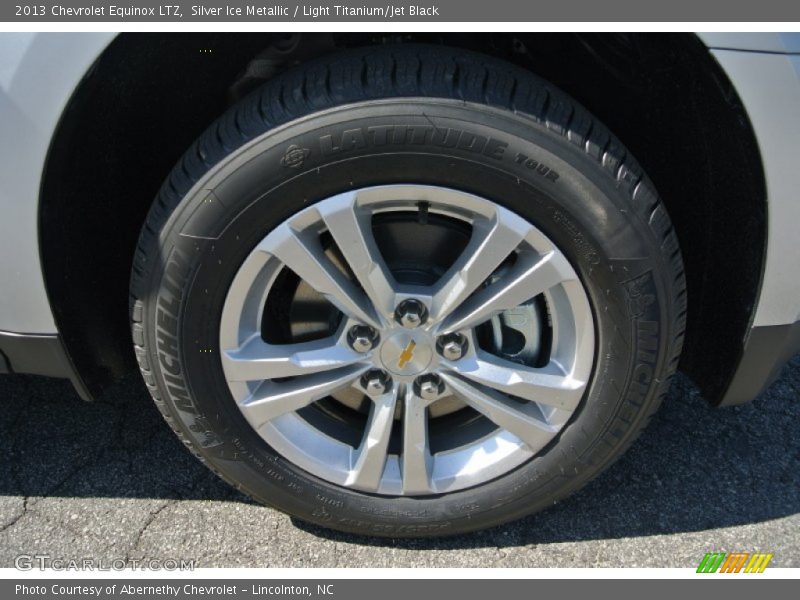 Silver Ice Metallic / Light Titanium/Jet Black 2013 Chevrolet Equinox LTZ