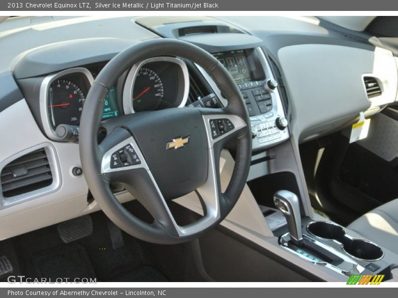 Silver Ice Metallic / Light Titanium/Jet Black 2013 Chevrolet Equinox LTZ