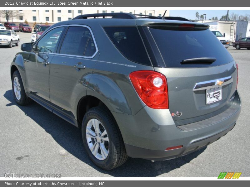 Steel Green Metallic / Jet Black 2013 Chevrolet Equinox LT