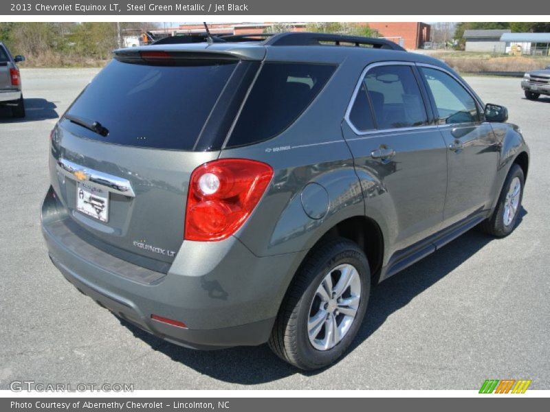 Steel Green Metallic / Jet Black 2013 Chevrolet Equinox LT