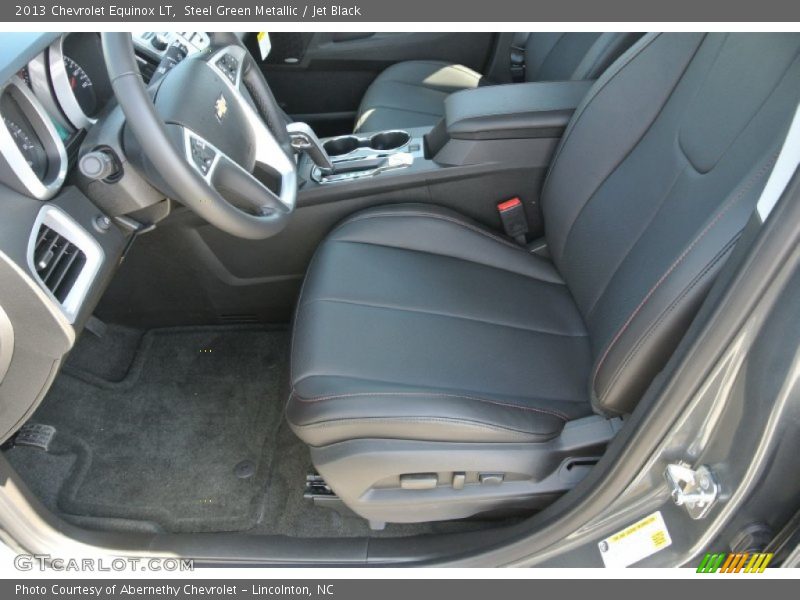 Steel Green Metallic / Jet Black 2013 Chevrolet Equinox LT