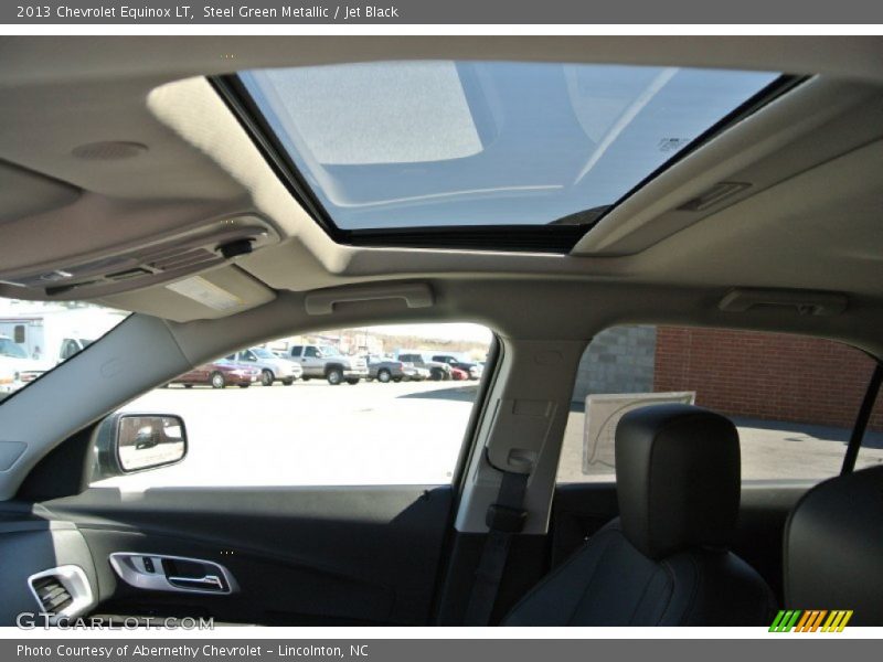 Steel Green Metallic / Jet Black 2013 Chevrolet Equinox LT