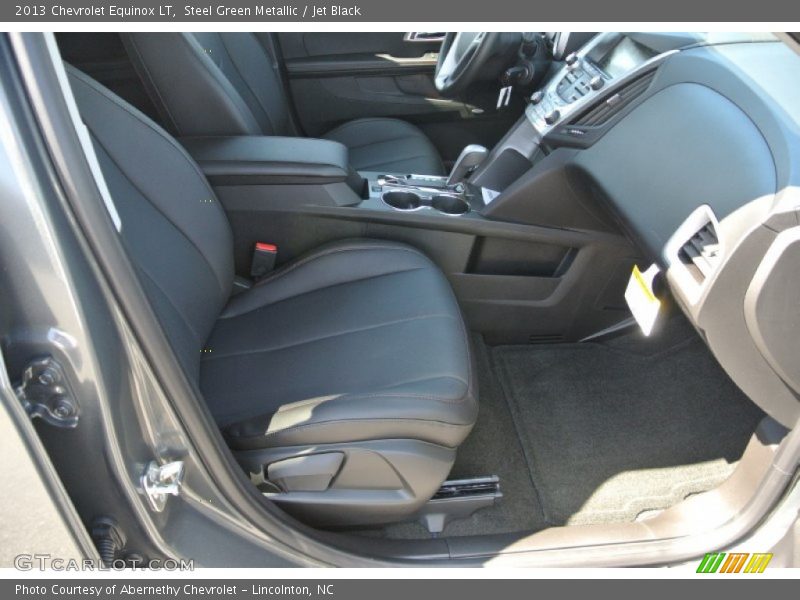 Steel Green Metallic / Jet Black 2013 Chevrolet Equinox LT