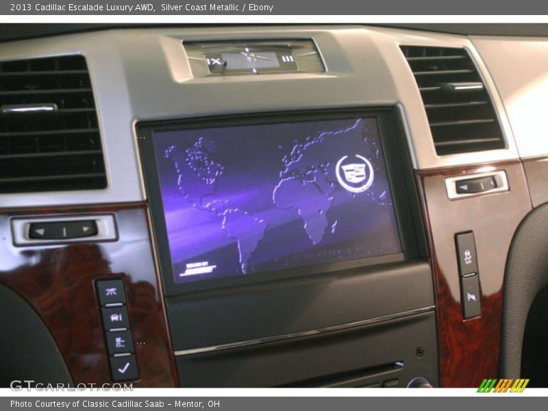 Silver Coast Metallic / Ebony 2013 Cadillac Escalade Luxury AWD