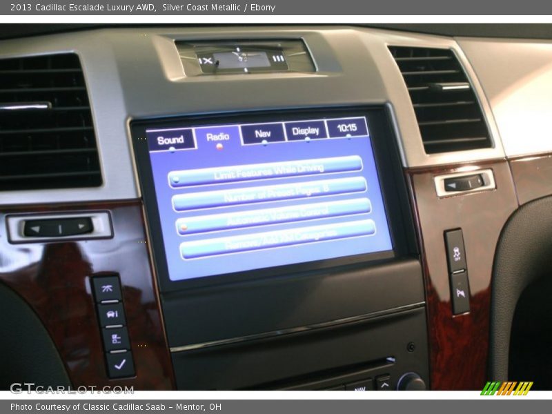Silver Coast Metallic / Ebony 2013 Cadillac Escalade Luxury AWD
