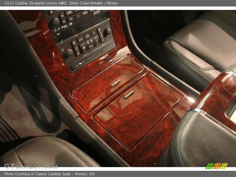 Silver Coast Metallic / Ebony 2013 Cadillac Escalade Luxury AWD