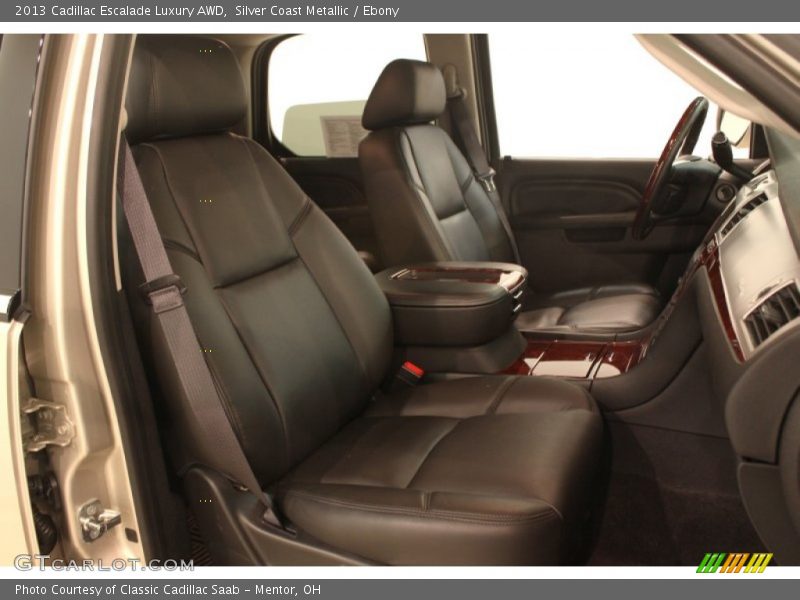 Silver Coast Metallic / Ebony 2013 Cadillac Escalade Luxury AWD
