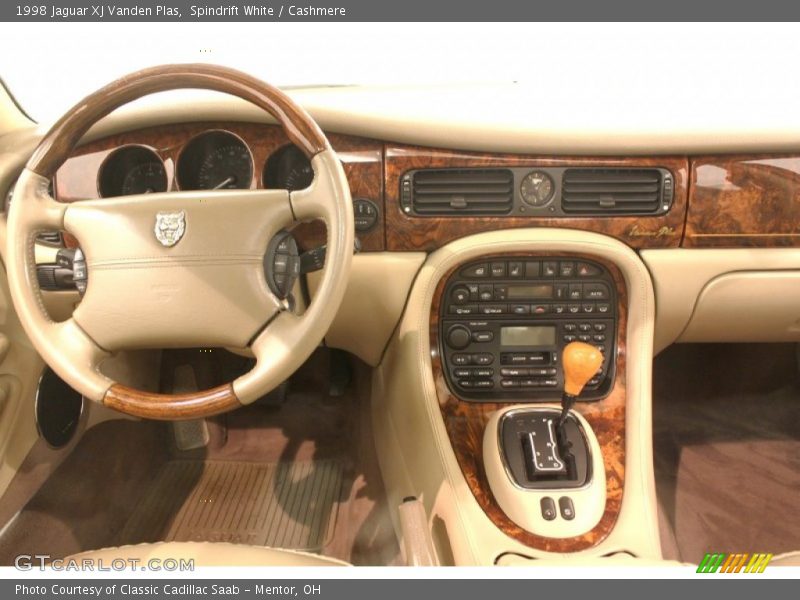 Dashboard of 1998 XJ Vanden Plas