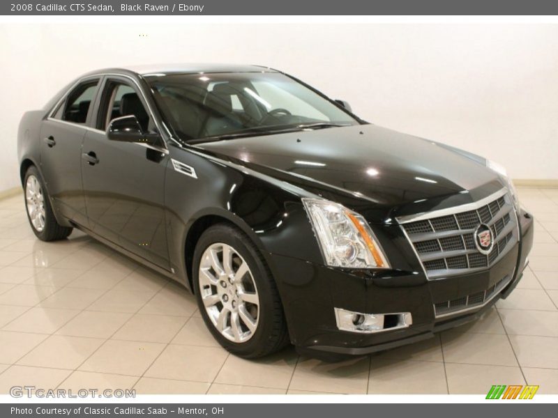 Black Raven / Ebony 2008 Cadillac CTS Sedan