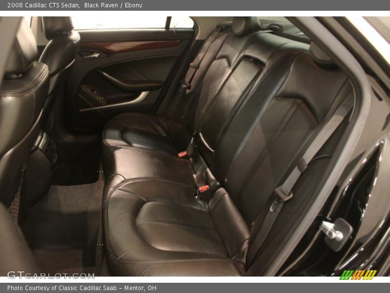 Rear Seat of 2008 CTS Sedan