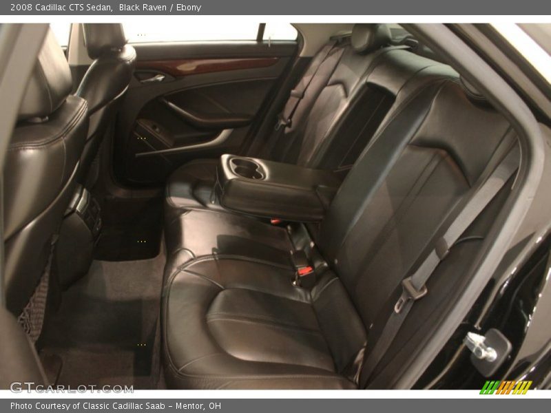 Rear Seat of 2008 CTS Sedan