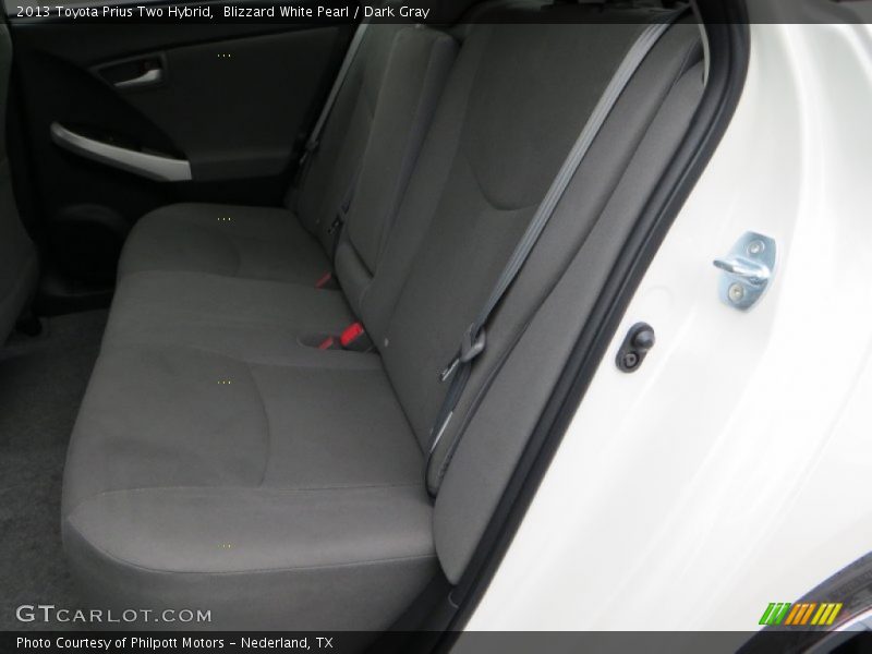 Blizzard White Pearl / Dark Gray 2013 Toyota Prius Two Hybrid