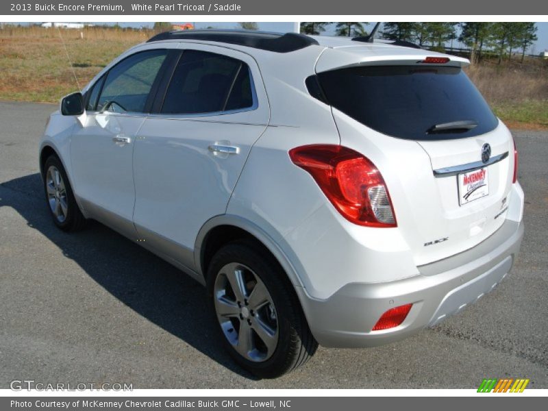 White Pearl Tricoat / Saddle 2013 Buick Encore Premium