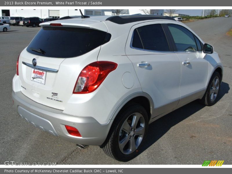 White Pearl Tricoat / Saddle 2013 Buick Encore Premium