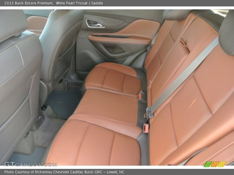 Rear Seat of 2013 Encore Premium