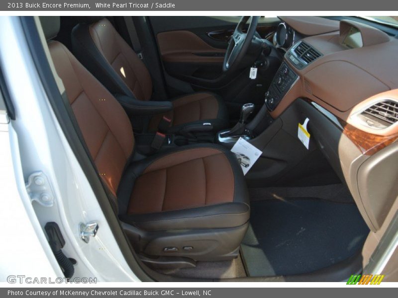 White Pearl Tricoat / Saddle 2013 Buick Encore Premium