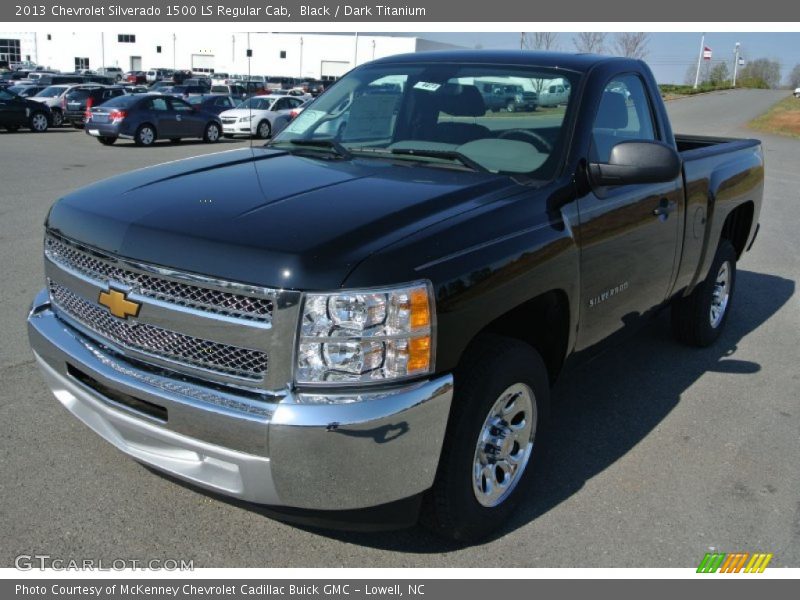 Black / Dark Titanium 2013 Chevrolet Silverado 1500 LS Regular Cab