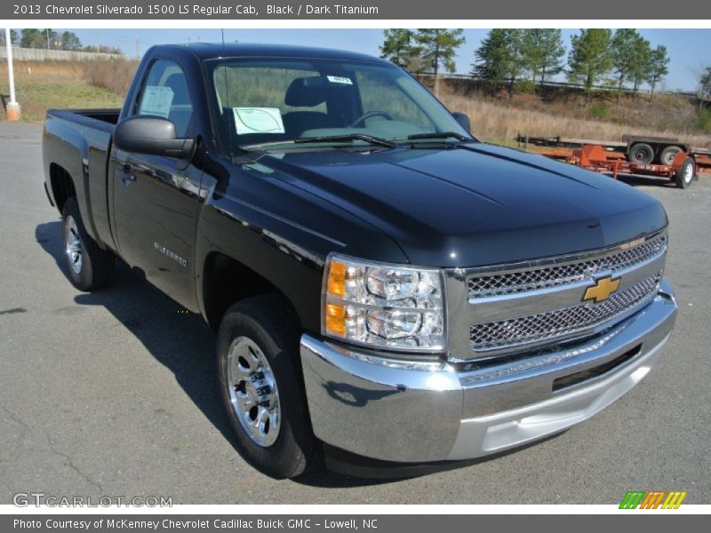 Black / Dark Titanium 2013 Chevrolet Silverado 1500 LS Regular Cab