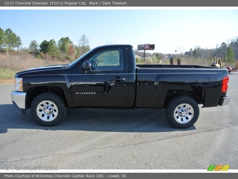 Black / Dark Titanium 2013 Chevrolet Silverado 1500 LS Regular Cab