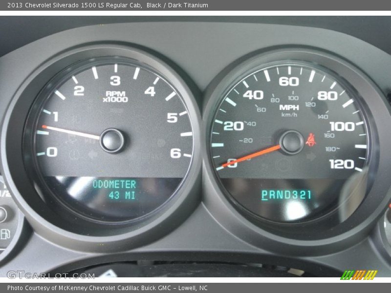 Black / Dark Titanium 2013 Chevrolet Silverado 1500 LS Regular Cab