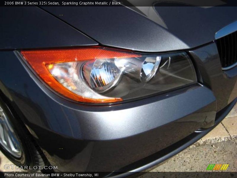 Sparkling Graphite Metallic / Black 2006 BMW 3 Series 325i Sedan
