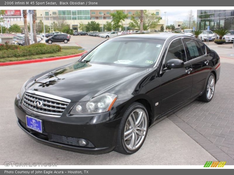 Black Obsidian / Stone 2006 Infiniti M 45 Sport Sedan
