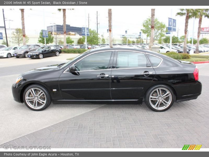 Black Obsidian / Stone 2006 Infiniti M 45 Sport Sedan