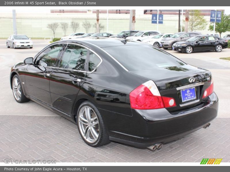Black Obsidian / Stone 2006 Infiniti M 45 Sport Sedan
